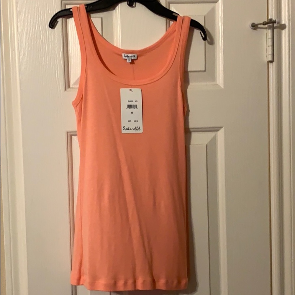 Splendid peach tank top